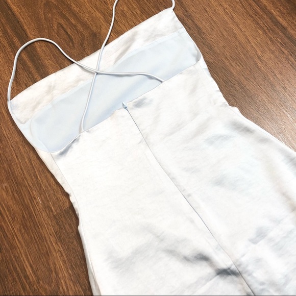 Superdown Billie Drape Midi Dress In Dusty Blue - Picture 6 of 6